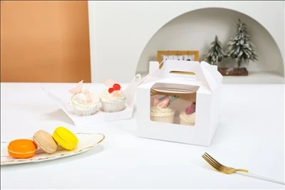 Khoom qab zib Boxes Rau Cupcakes